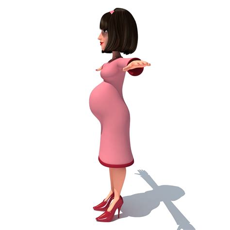 y3df pregnant|Cartoon Pregnant Woman 3D Model – 3D Horse.